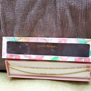 2 sparkling gold plated bracelets